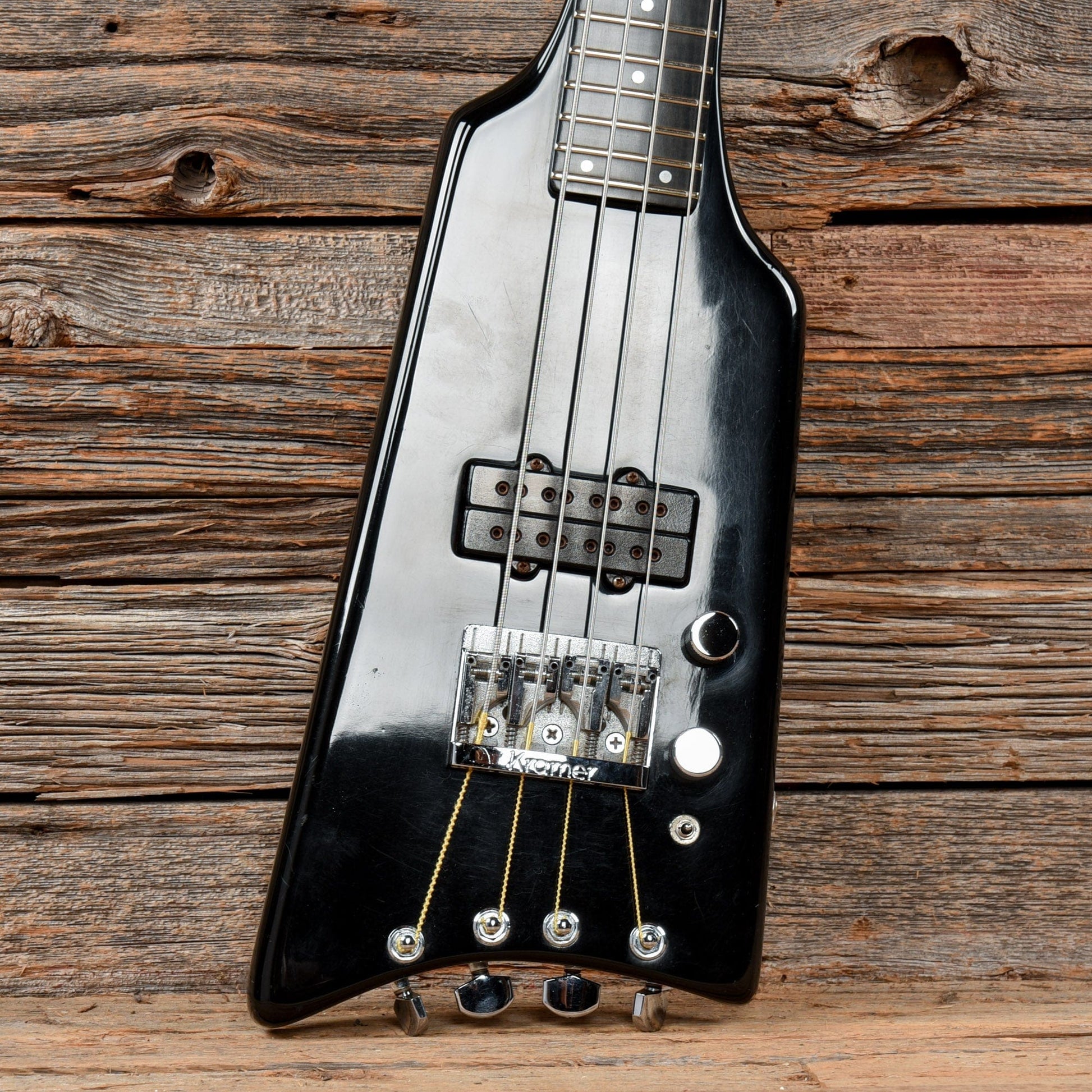 Kramer The Duke Black 1980s Bass Guitars / 5-String or More