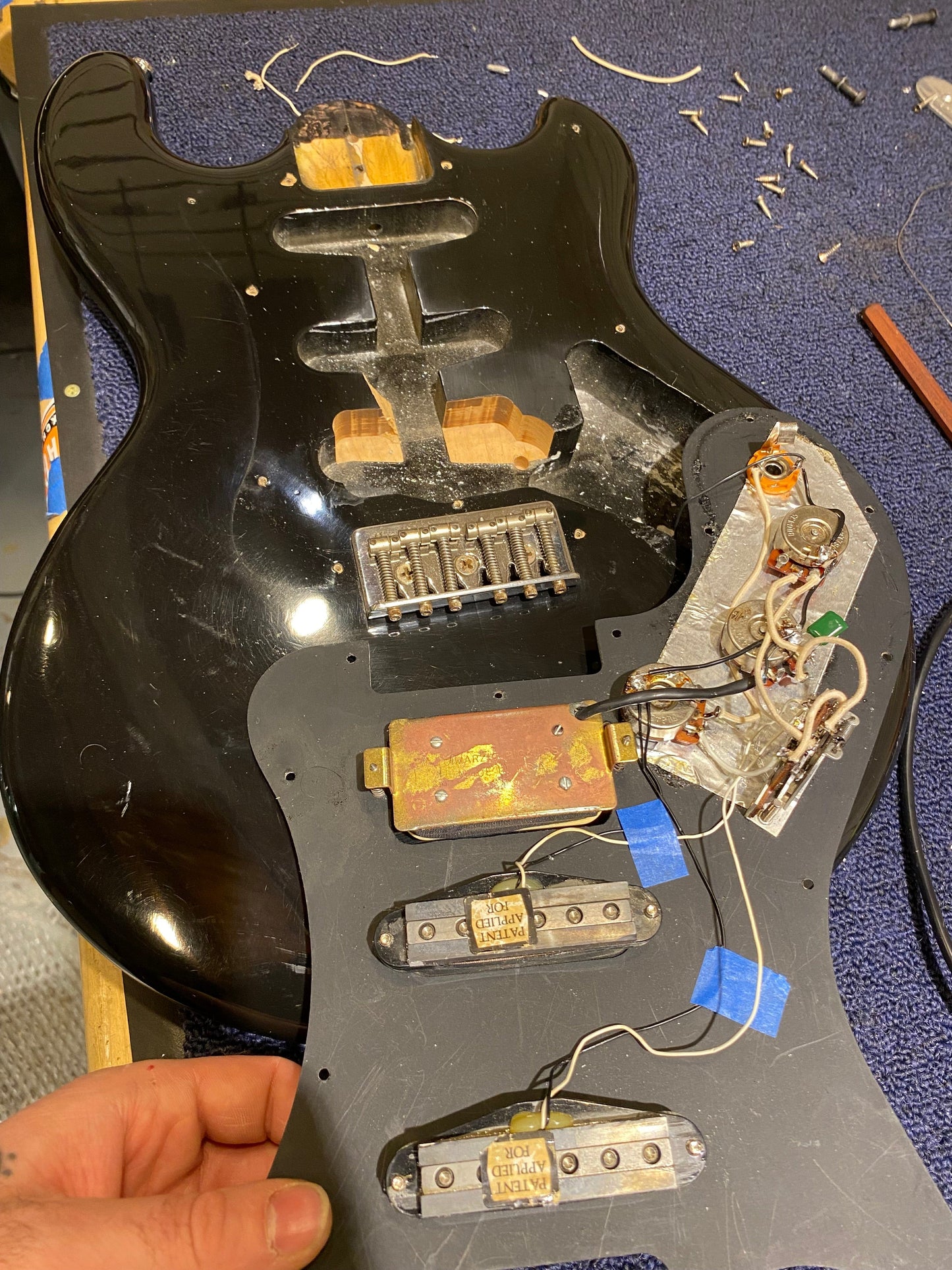 Kramer DMZ 3000 Black 1970s Electric Guitars / Solid Body