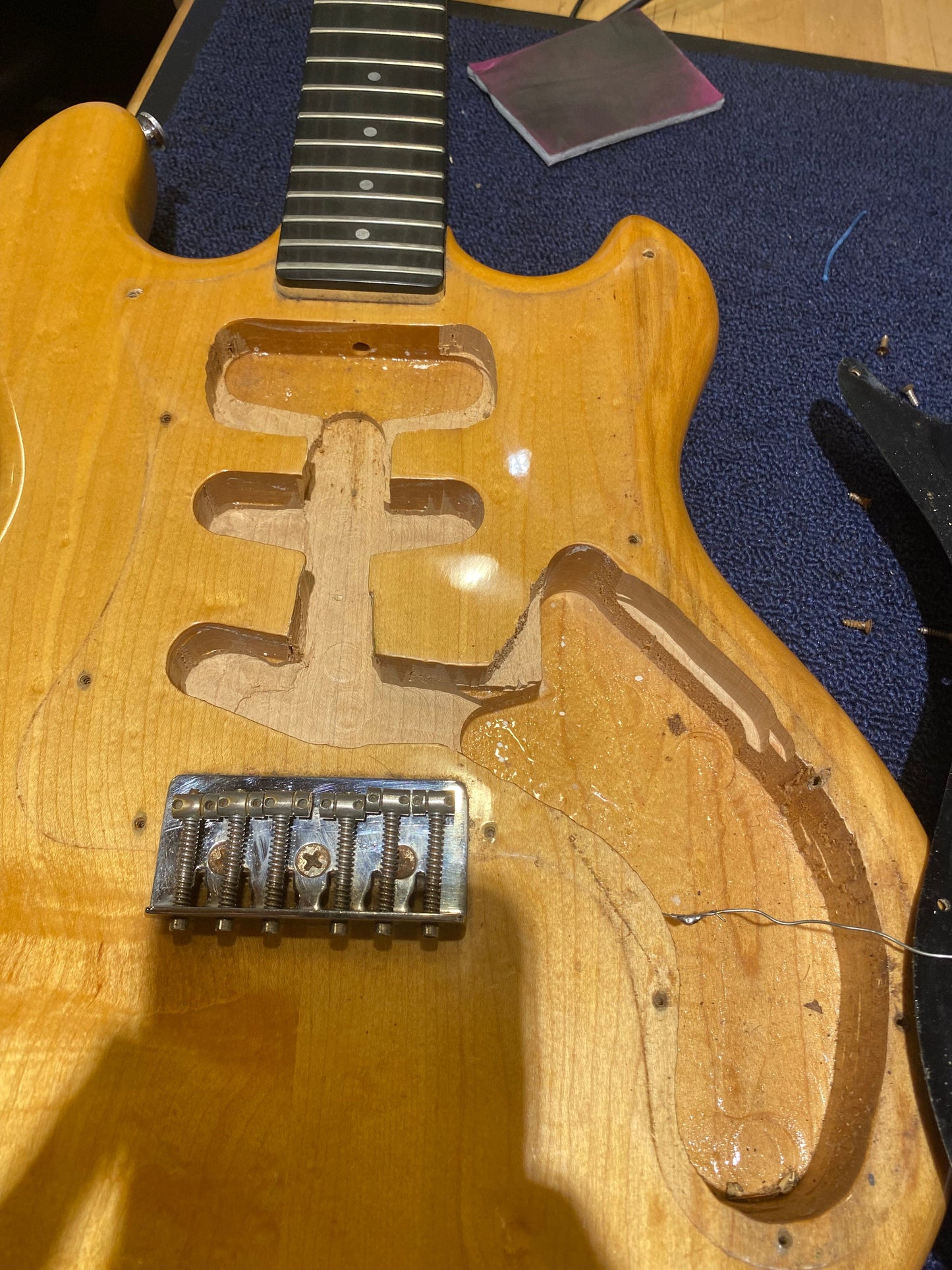 Kramer DMZ 3000 Natural 1970s Electric Guitars / Solid Body