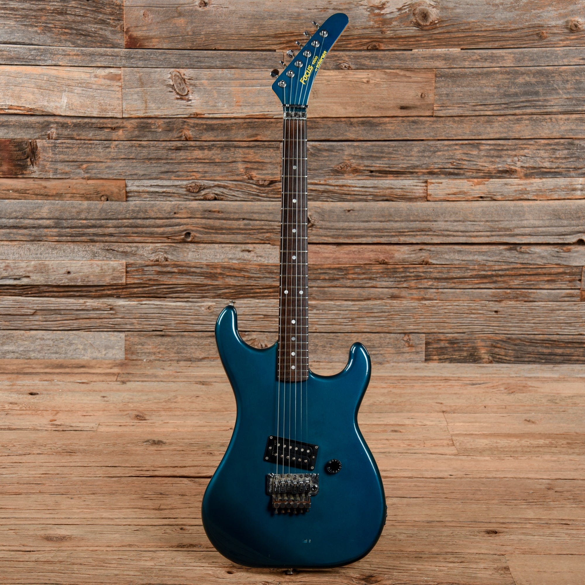 Kramer Focus 1000 Metallic Blue 1980s – Chicago Music Exchange