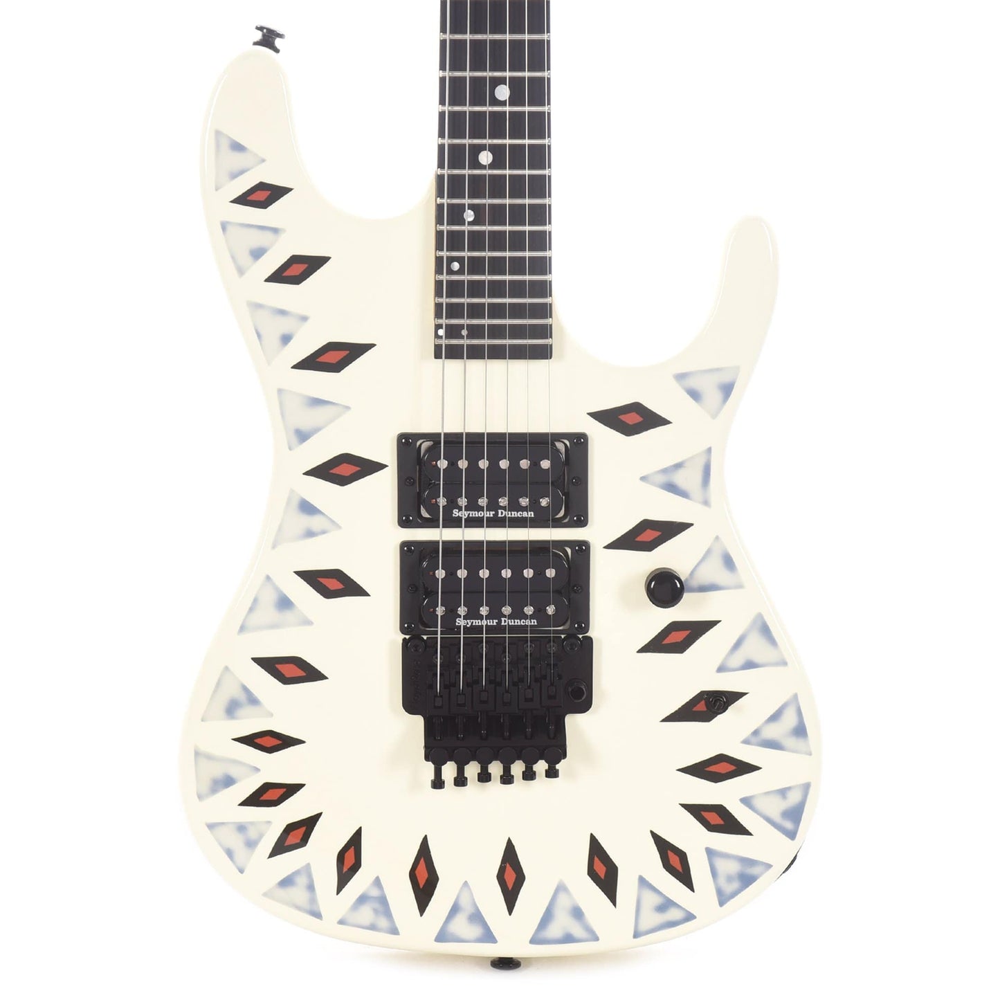 Kramer NightSwan Aztec Marble Graphic w/Floyd Rose Electric Guitars / Solid Body