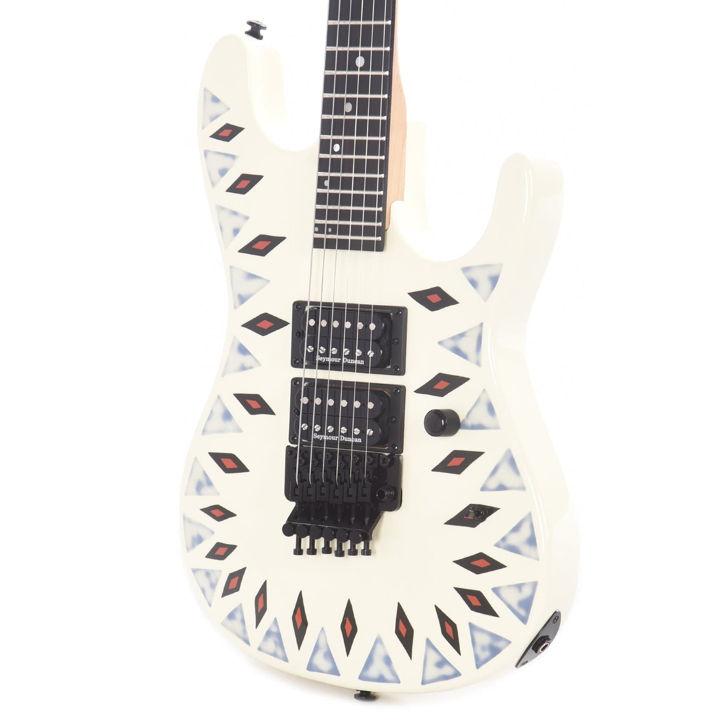 Kramer NightSwan Aztec Marble Graphic w/Floyd Rose Electric Guitars / Solid Body
