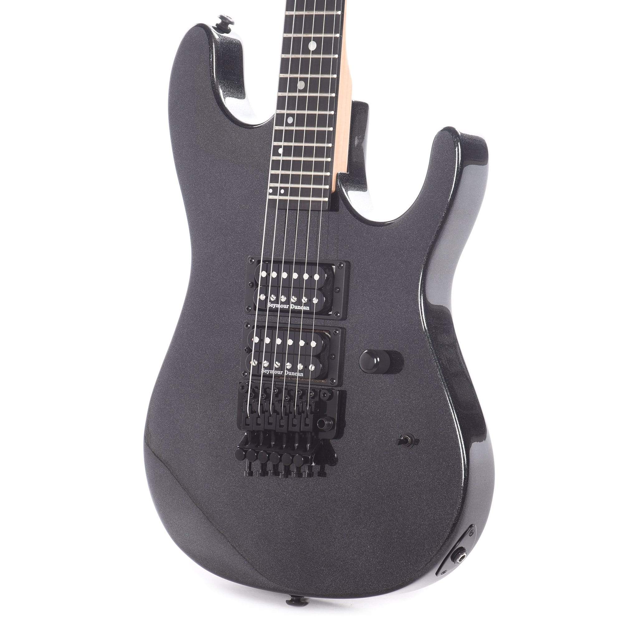 Kramer Night Rider Kramer NightSwan Jet Black Metallic w/Floyd Rose – Chicago Music Exchange