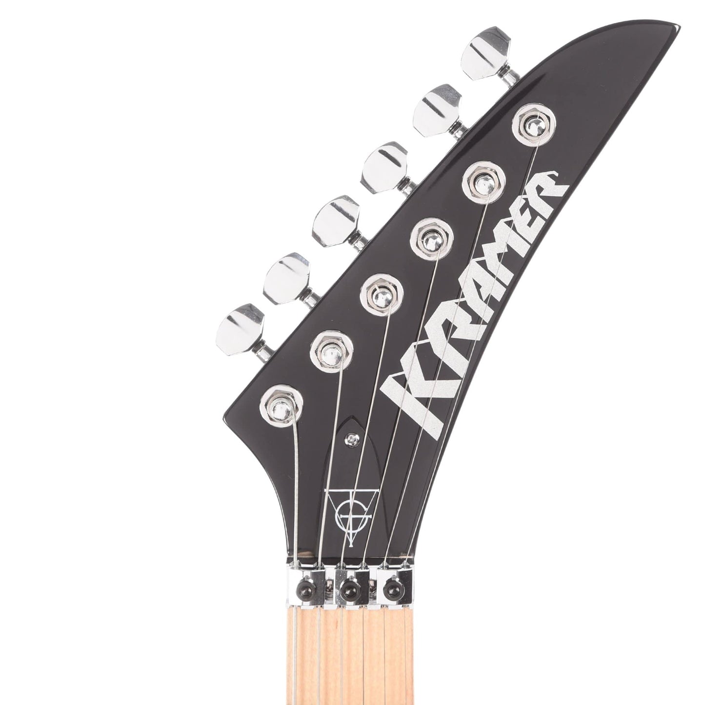 Kramer Signature Tracii Guns Gunstar Voyager Outfit Black Metallic & Silver Ghost Flames Electric Guitars / Solid Body