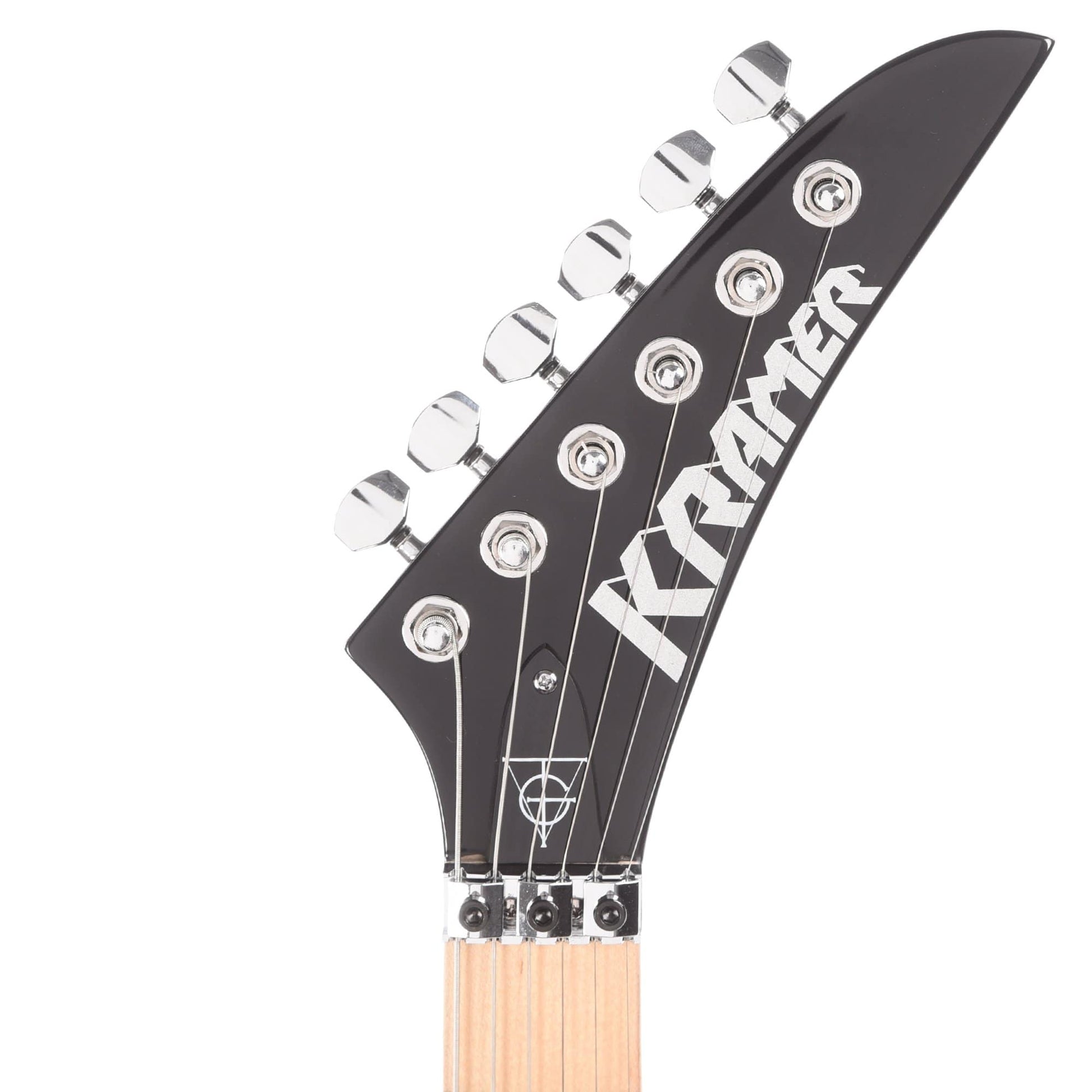 Kramer Signature Tracii Guns Gunstar Voyager Outfit Black Metallic & Silver Ghost Flames Electric Guitars / Solid Body