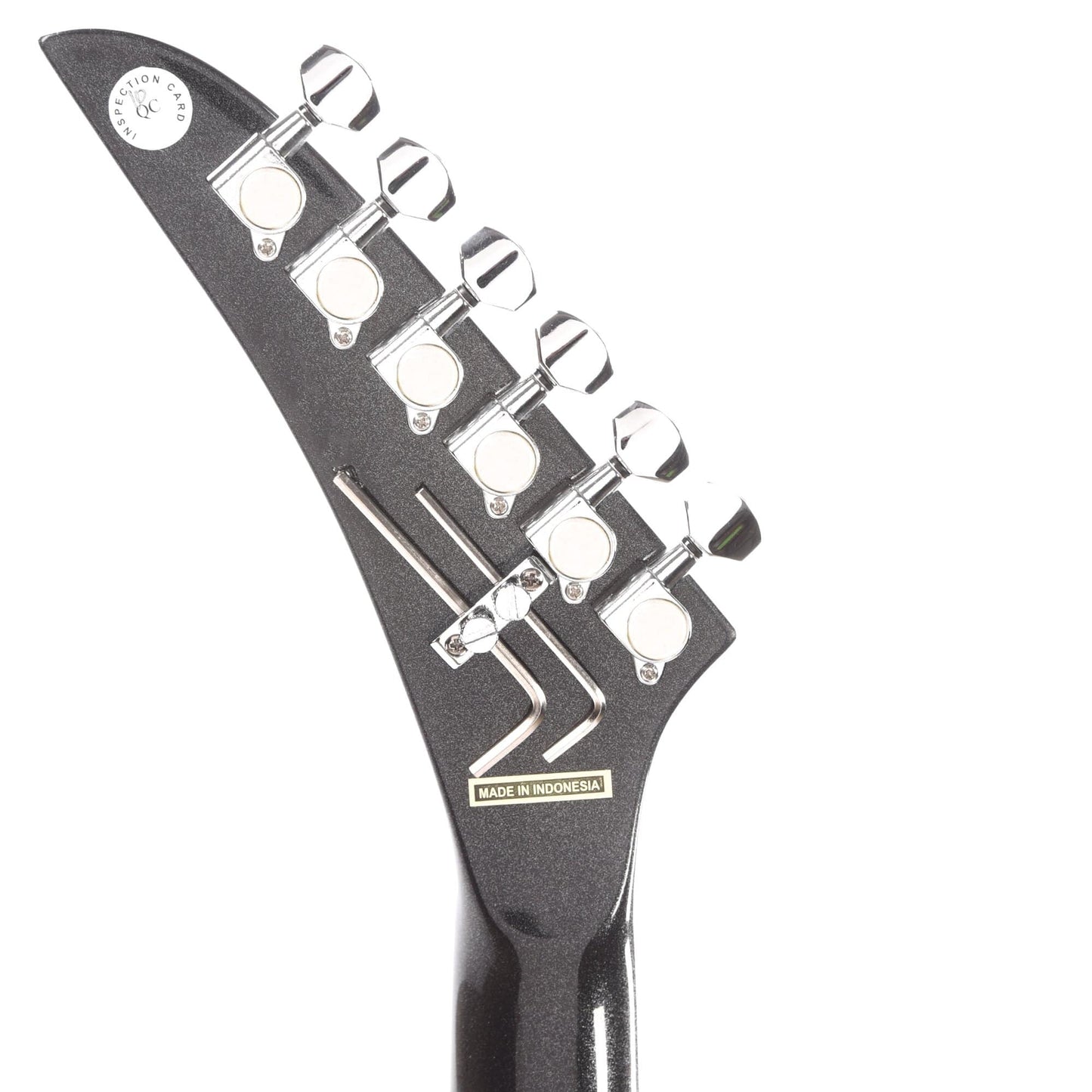 Kramer Signature Tracii Guns Gunstar Voyager Outfit Black Metallic & Silver Ghost Flames Electric Guitars / Solid Body