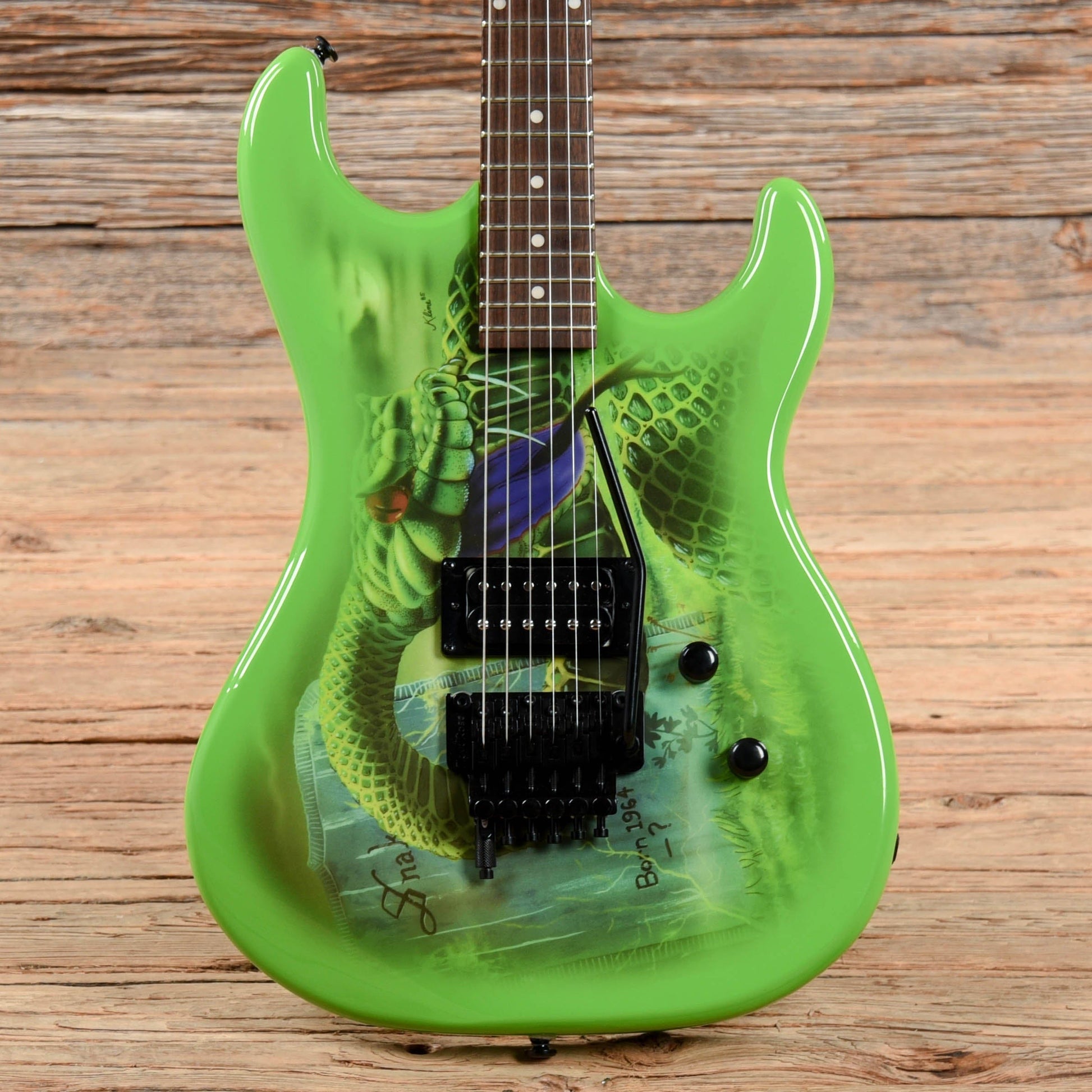 Kramer Snake Sabo Signature Baretta Green Electric Guitars / Solid Body