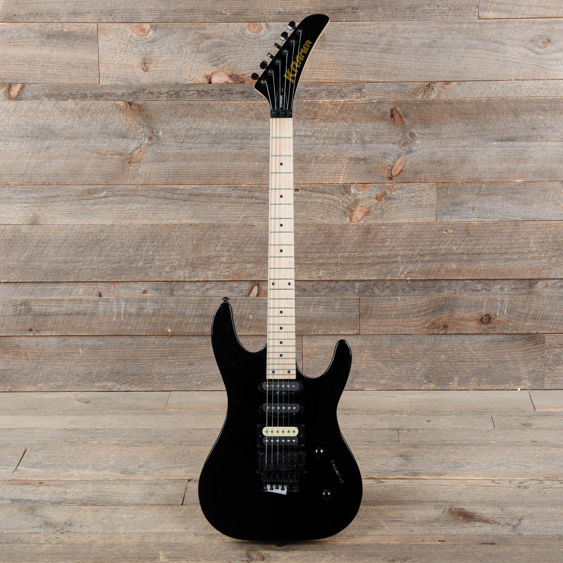 Kramer Striker HSS w/Floyd Rose Special Ebony Electric Guitars / Solid Body