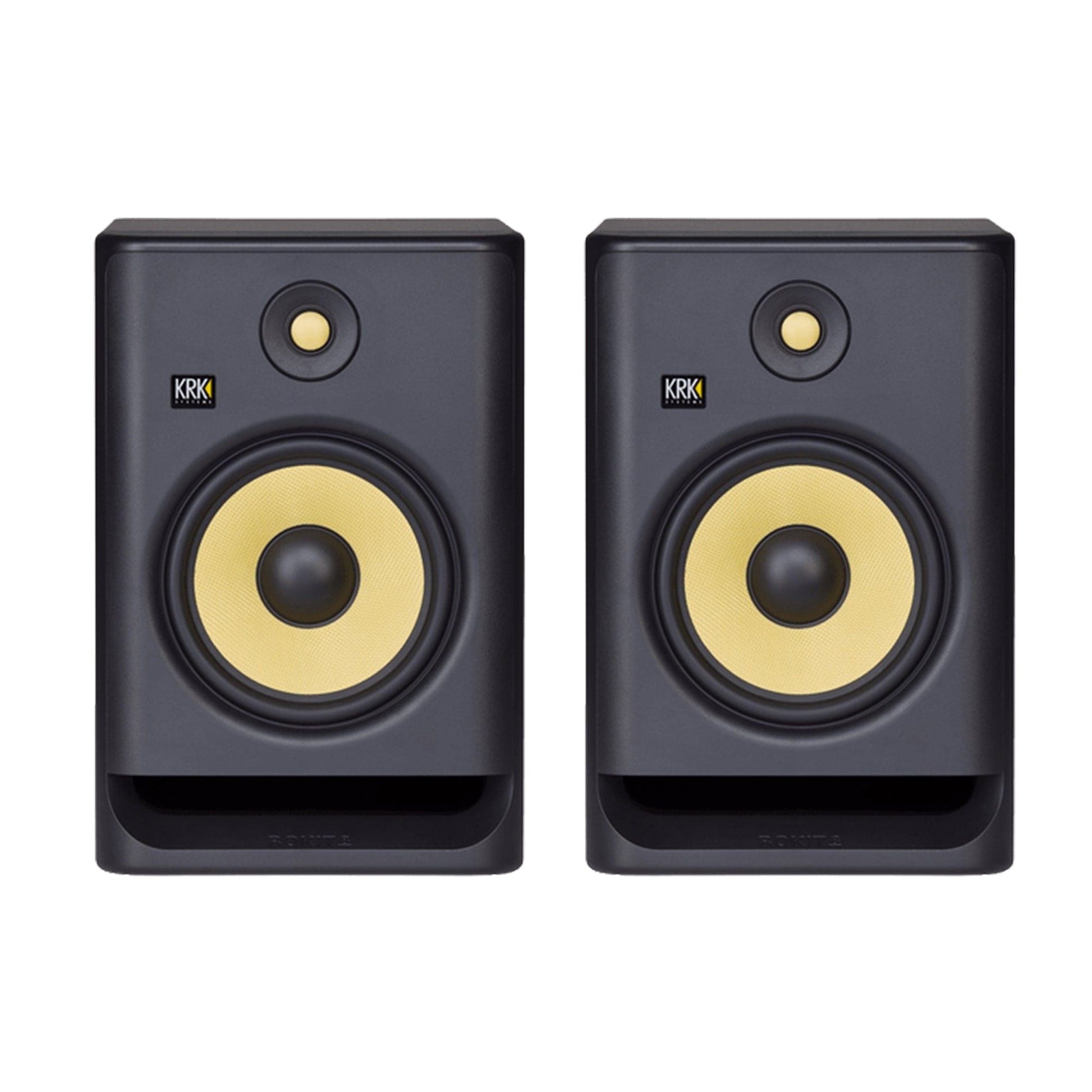 KRK Rokit 8 G4 8" Studio Monitor Black Pair Bundle Pro Audio / Speakers / Studio Monitors