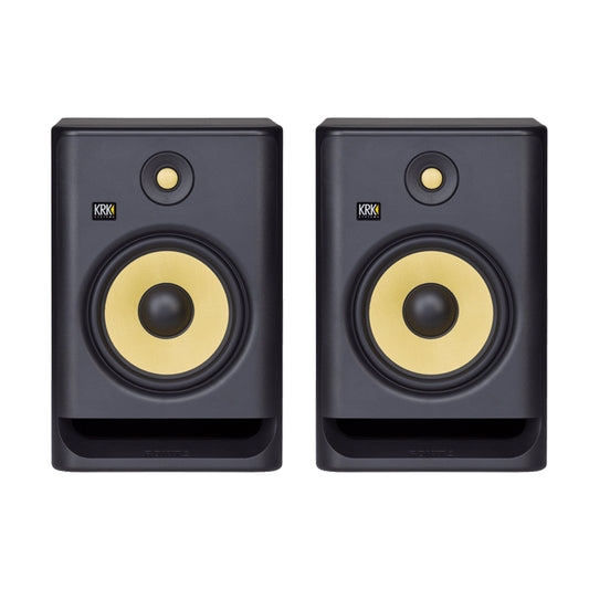 KRK Rokit 8 G4 8" Studio Monitor Black Pair Bundle Pro Audio / Speakers / Studio Monitors
