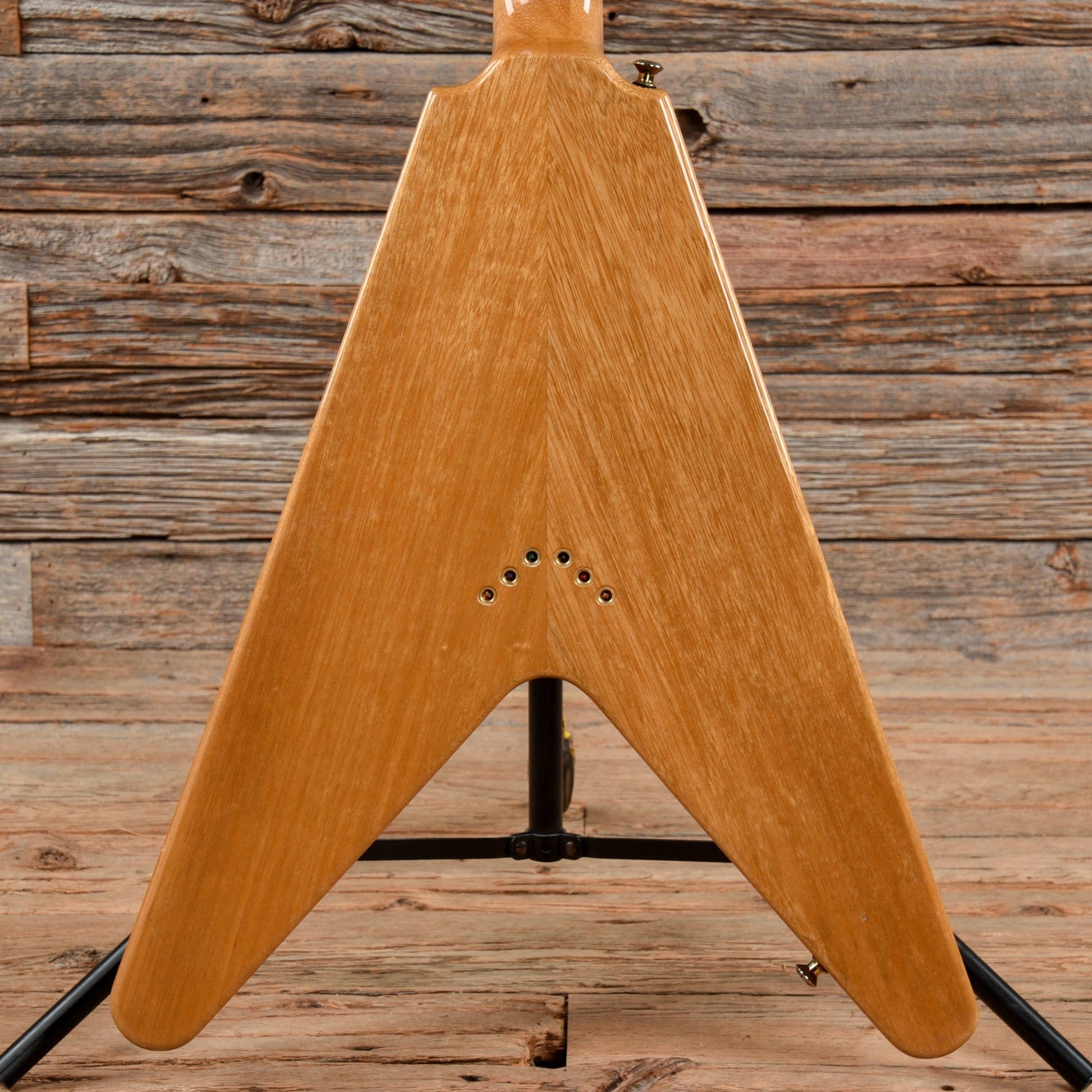 Kurt Wilson Korina Flying V Natural Electric Guitars / Solid Body