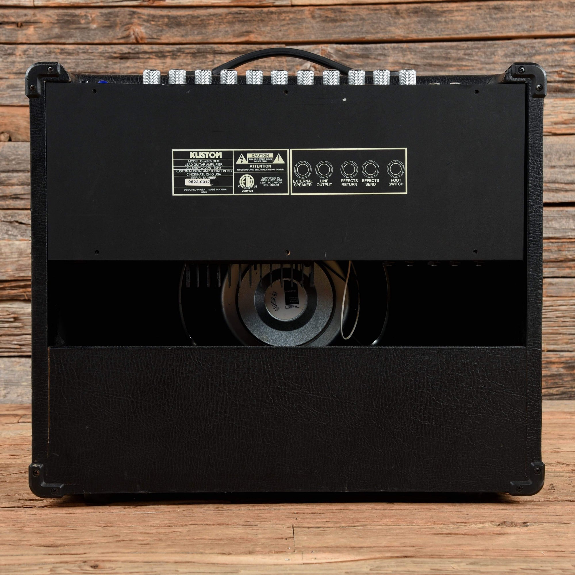 Kustom Quad 65 DFX 1x12 Combo Chicago Music Exchange