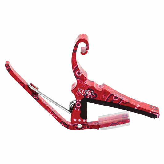 Kyser 6 String Capo Red Bandana Accessories / Capos
