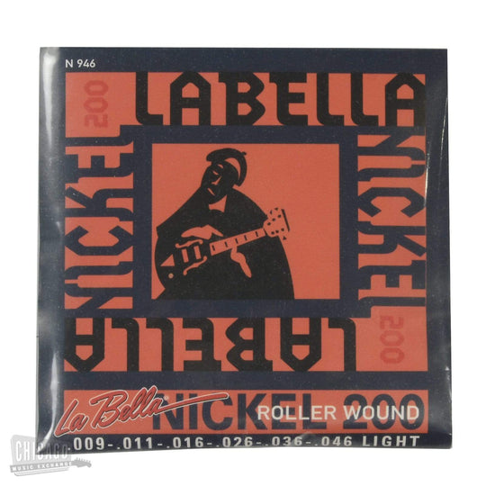 La Bella N946 Electric Guitar Nickel Roller Wound Strings Lite 9-46 Accessories / Strings / Guitar Strings