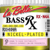 La Bella RX-N4A RX Nickel-Plated Round Wound Custom Light Short Scale Bass Strings 40-100 Accessories / Strings / Guitar Strings