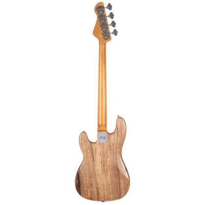 La Bella Olinto Black Limba Bass Transparent Matte w/Gold Anodized Pickguard Bass Guitars / 4-String