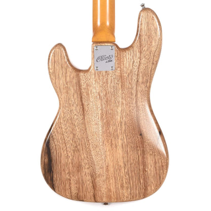 La Bella Olinto Black Limba Bass Transparent Matte w/Gold Anodized Pickguard Bass Guitars / 4-String