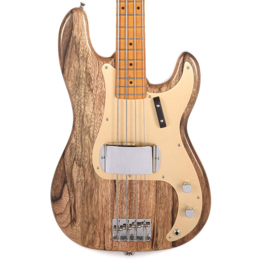 La Bella Olinto Black Limba Bass Transparent Matte w/Gold Anodized Pickguard Bass Guitars / 4-String