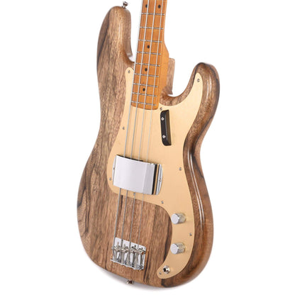 La Bella Olinto Black Limba Bass Transparent Matte w/Gold Anodized Pickguard Bass Guitars / 4-String