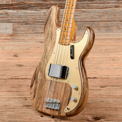La Bella Olinto Black Limba Bass Transparent Matte w/Gold Anodized Pickguard Bass Guitars / 4-String