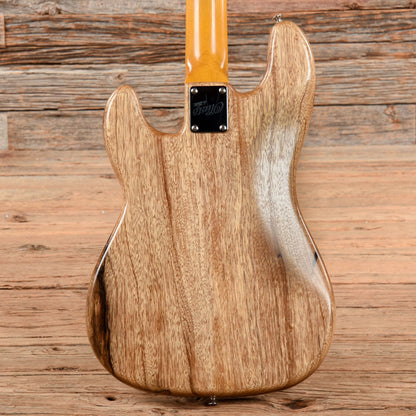 La Bella Olinto Black Limba Bass Transparent Matte w/Gold Anodized Pickguard Bass Guitars / 4-String