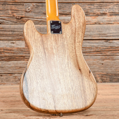 La Bella Olinto Black Limba Bass Transparent Matte w/Gold Anodized Pickguard Bass Guitars / 4-String