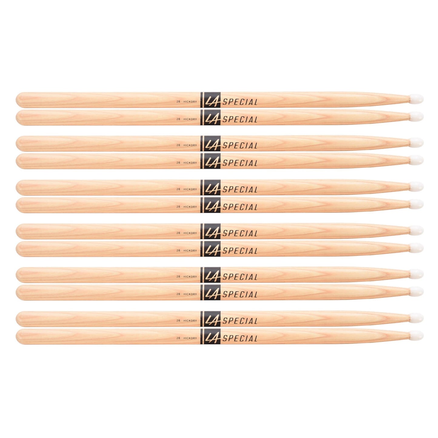 Promark LA Special 2B Nylon Tip Drum Sticks (6 Pair Bundle) Drums and Percussion / Parts and Accessories / Drum Sticks and Mallets