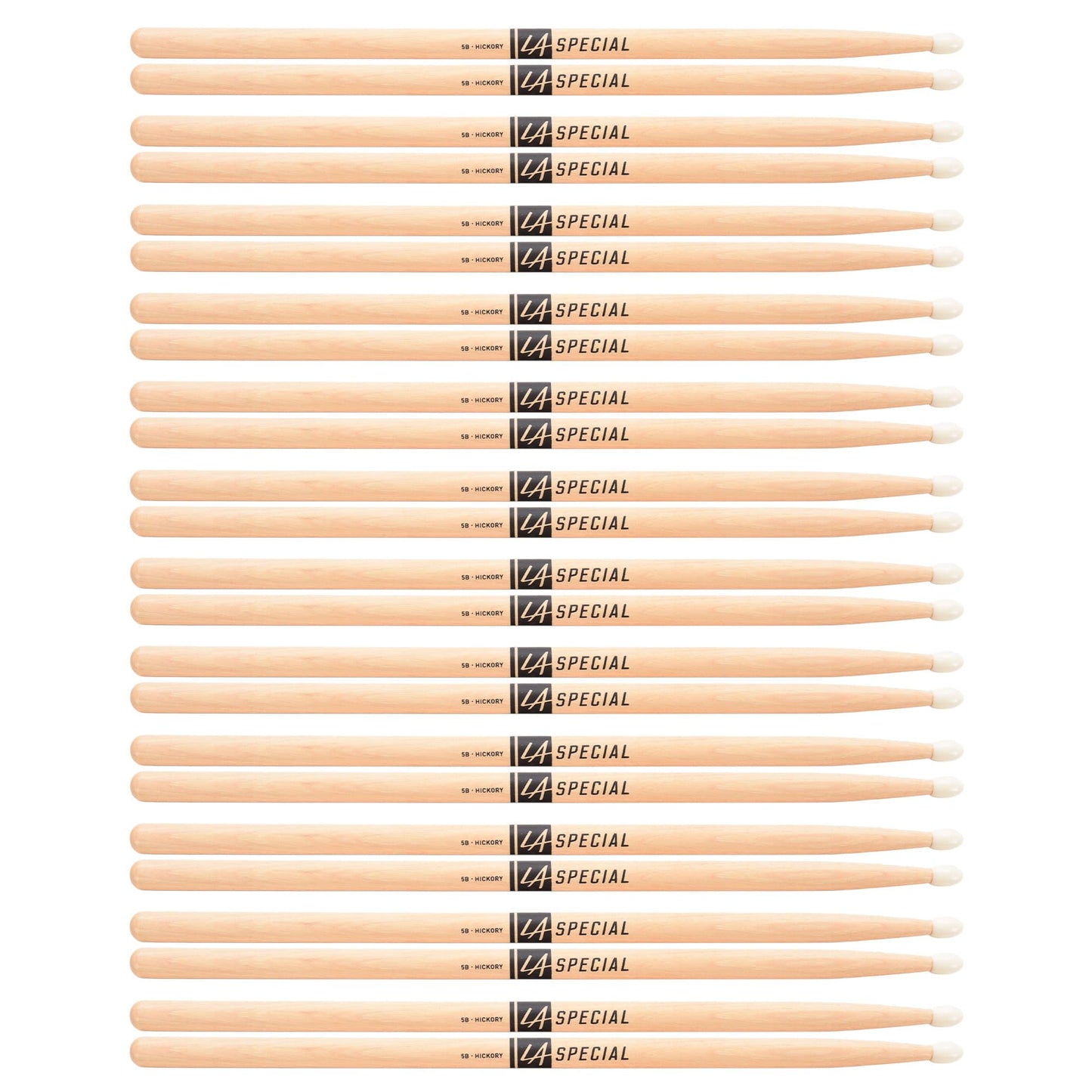 Promark LA Special 5B Nylon Tip Drum Sticks (12 Pair Bundle) Drums and Percussion / Parts and Accessories / Drum Sticks and Mallets