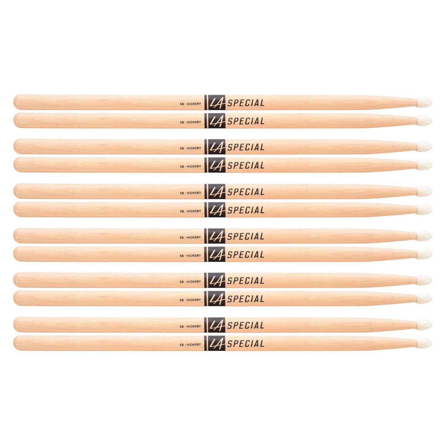 Promark LA Special 5B Nylon Tip Drum Sticks (6 Pair Bundle) Drums and Percussion / Parts and Accessories / Drum Sticks and Mallets