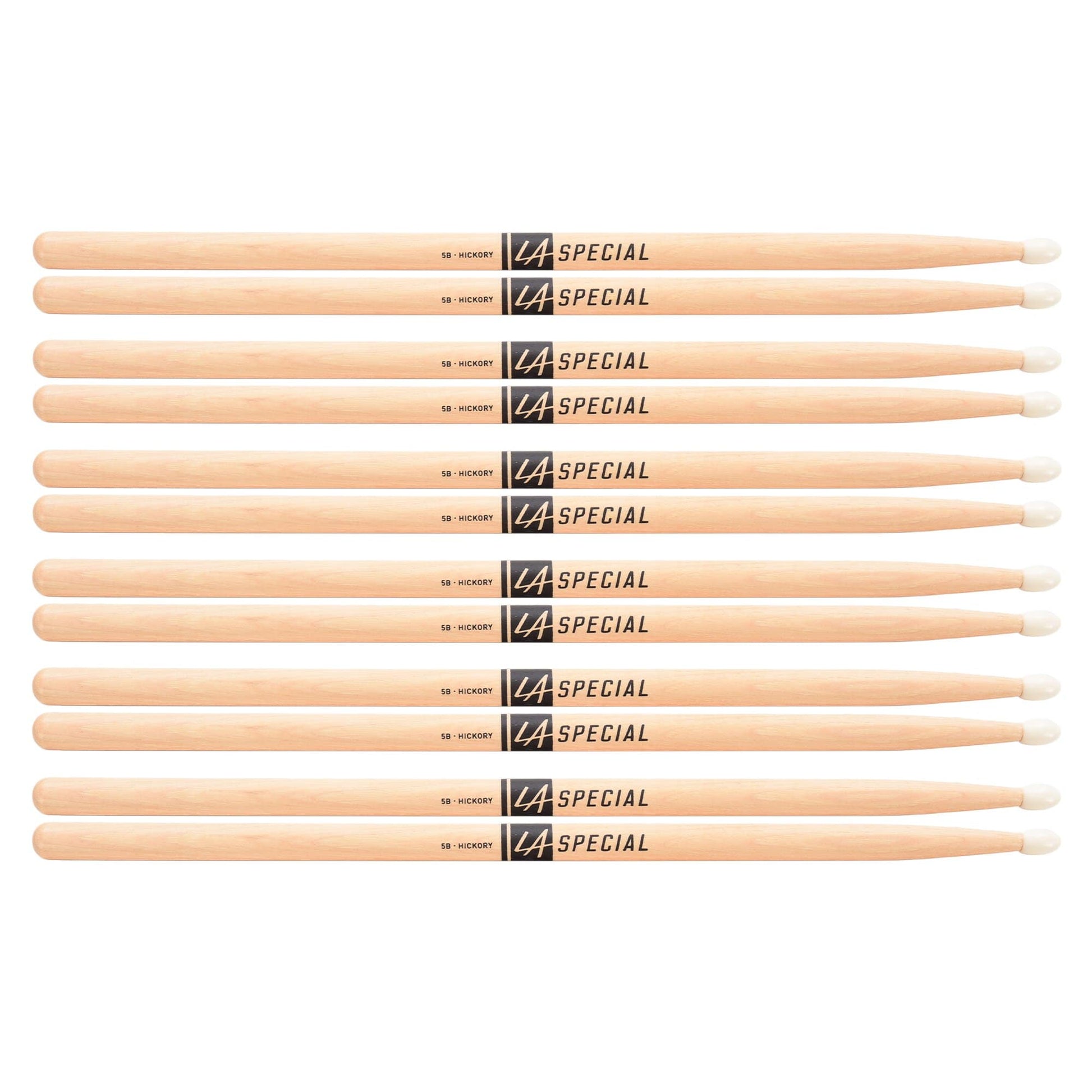 Promark LA Special 5B Nylon Tip Drum Sticks (6 Pair Bundle) Drums and Percussion / Parts and Accessories / Drum Sticks and Mallets