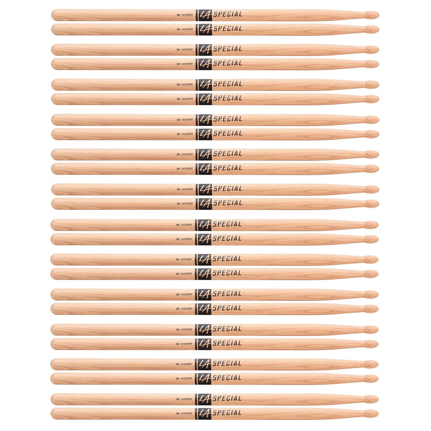 Promark LA Special 5B Wood Tip Drum Sticks (12 Pair Bundle) Drums and Percussion / Parts and Accessories / Drum Sticks and Mallets