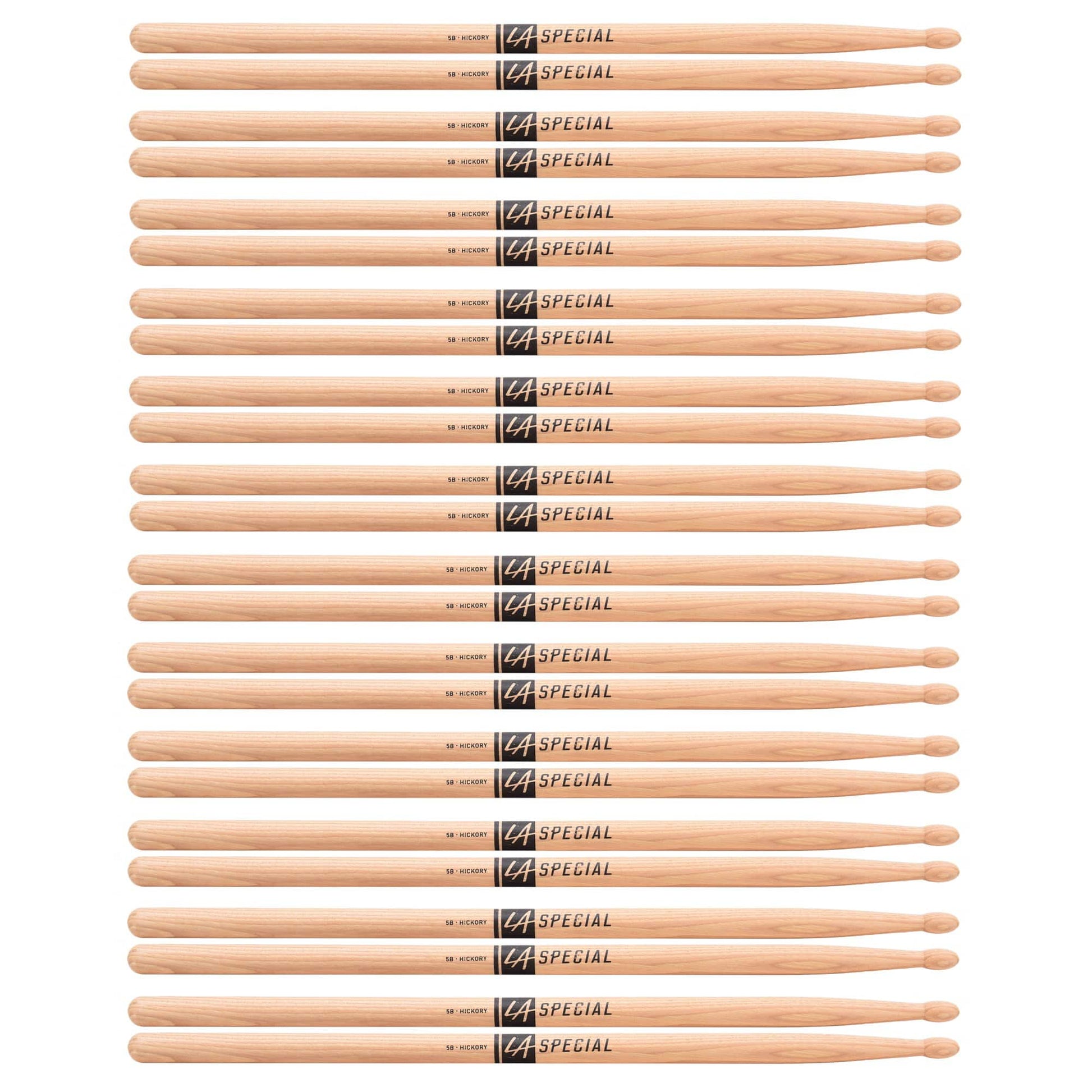Promark LA Special 5B Wood Tip Drum Sticks (12 Pair Bundle) Drums and Percussion / Parts and Accessories / Drum Sticks and Mallets
