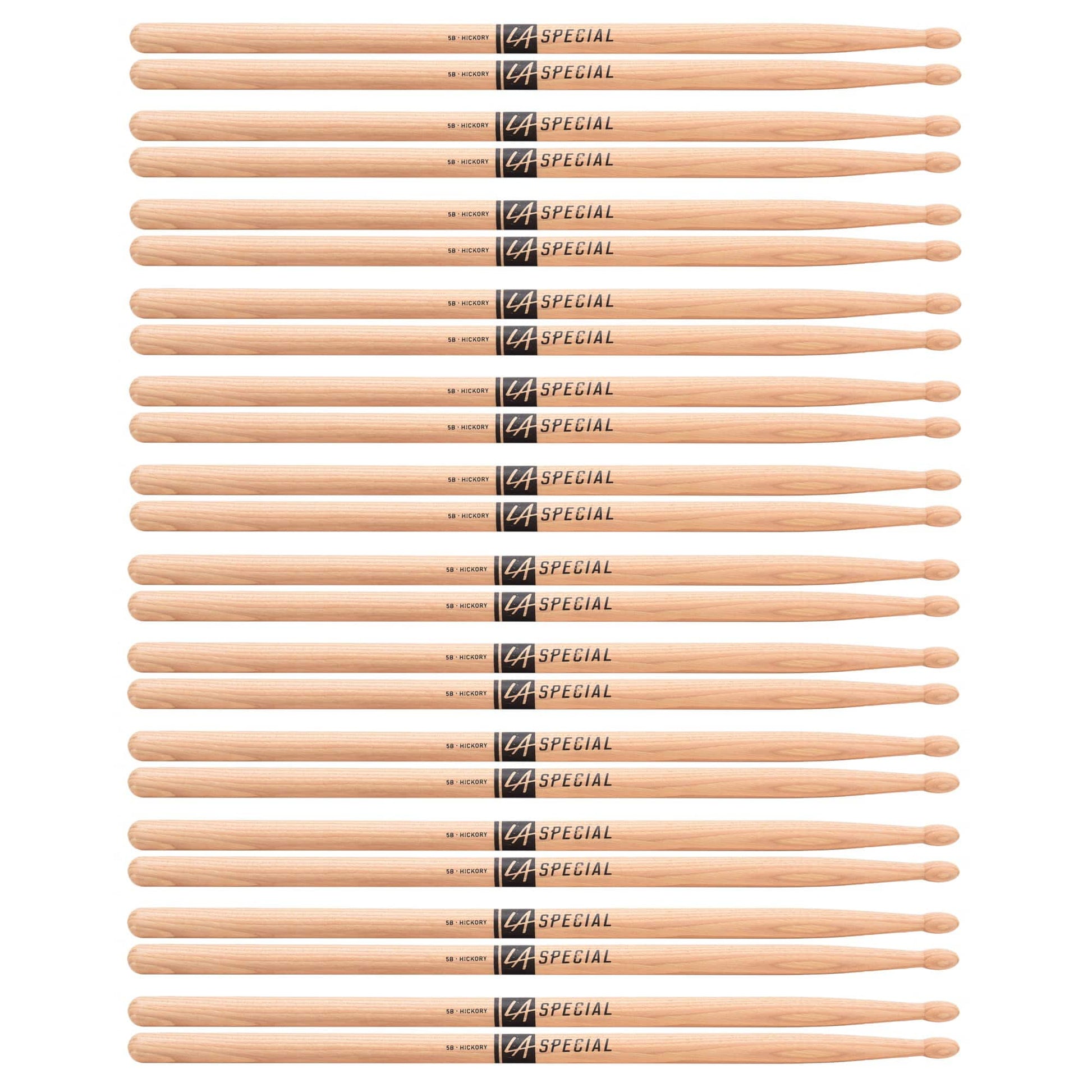 Promark LA Special 5B Wood Tip Drum Sticks (12 Pair Bundle) Drums and Percussion / Parts and Accessories / Drum Sticks and Mallets