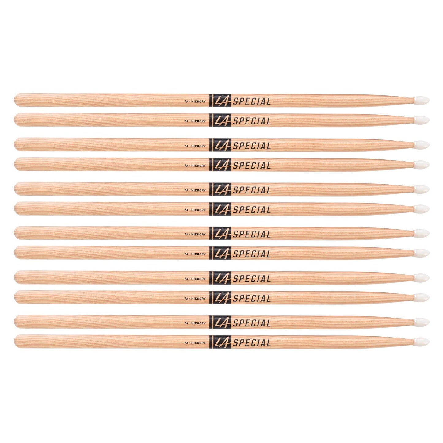 Promark LA Special 7A Nylon Tip Drum Sticks (6 Pair Bundle) Drums and Percussion / Parts and Accessories / Drum Sticks and Mallets
