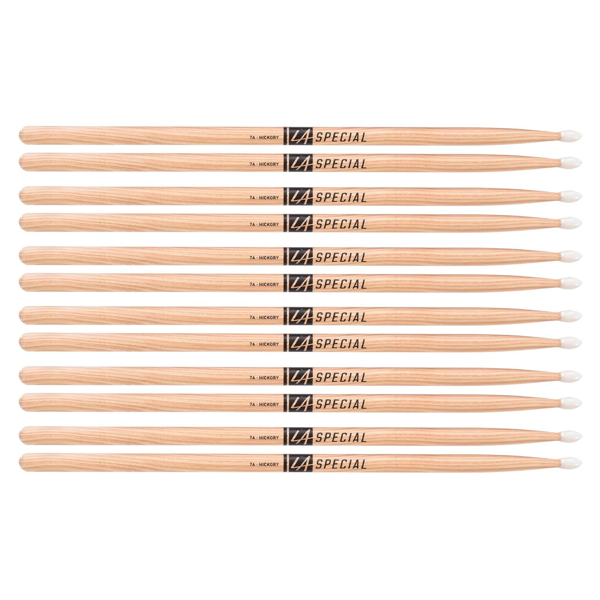 Promark LA Special 7A Nylon Tip Drum Sticks (6 Pair Bundle) Drums and Percussion / Parts and Accessories / Drum Sticks and Mallets