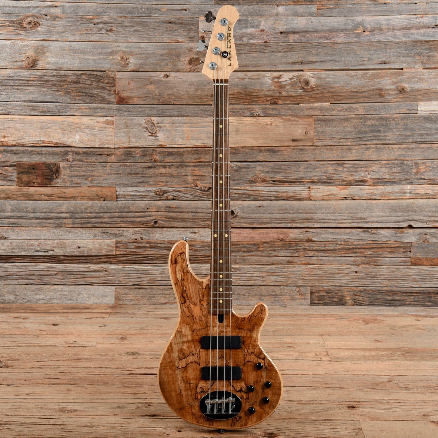 Lakland Skyline 44-01 Spalted Deluxe Natural Bass Guitars / 4-String