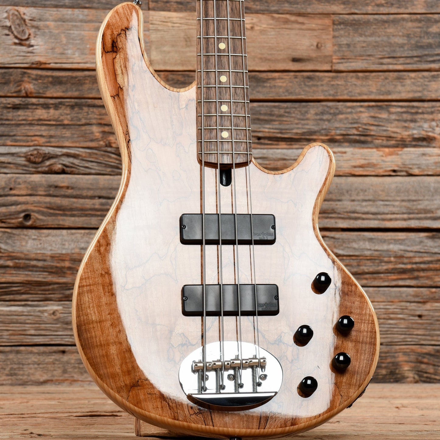 Lakland Skyline 44-01 Spalted Deluxe Natural Bass Guitars / 4-String