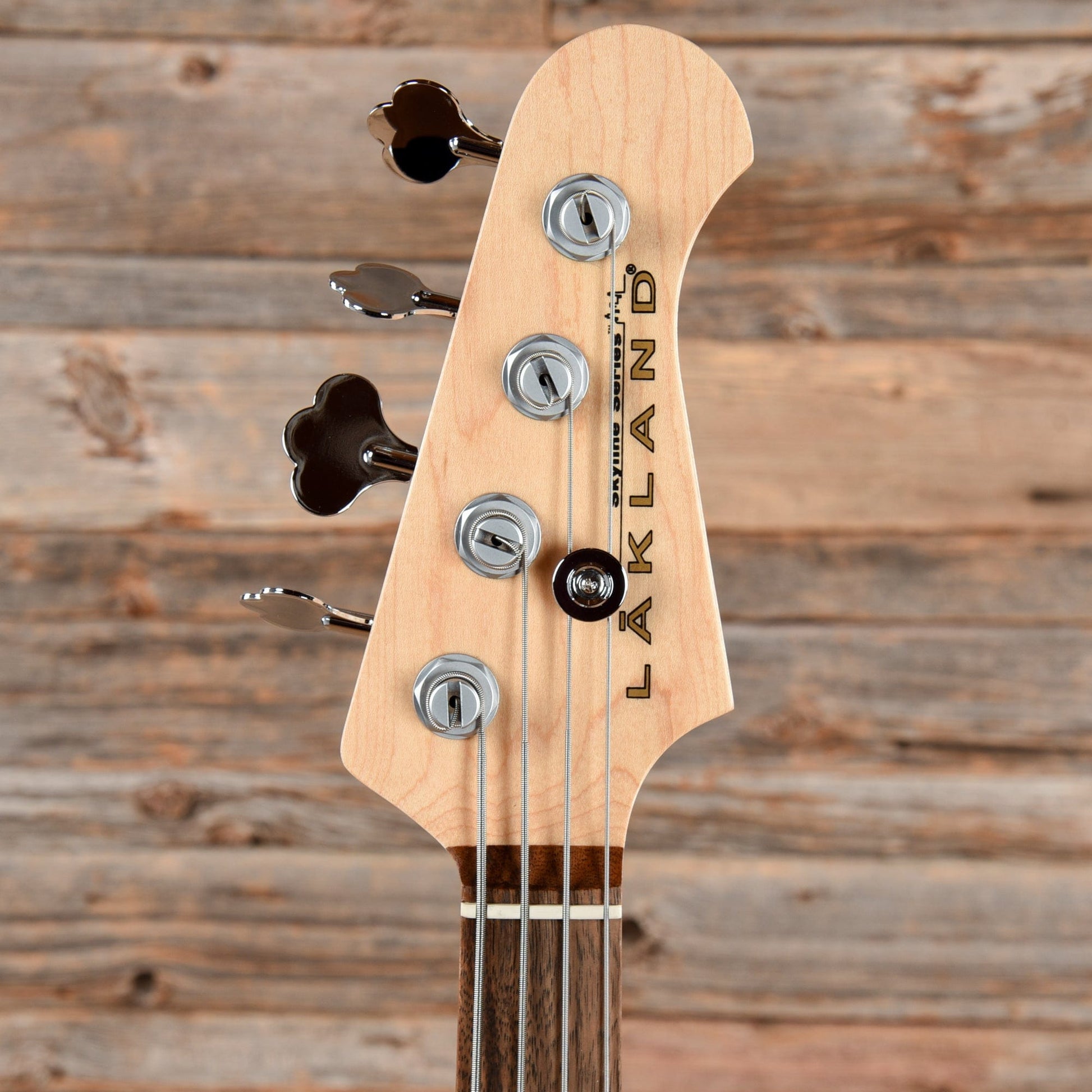 Lakland Skyline 44-01 Spalted Deluxe Natural Bass Guitars / 4-String