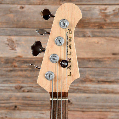 Lakland Skyline 44-01 Spalted Deluxe Natural Bass Guitars / 4-String