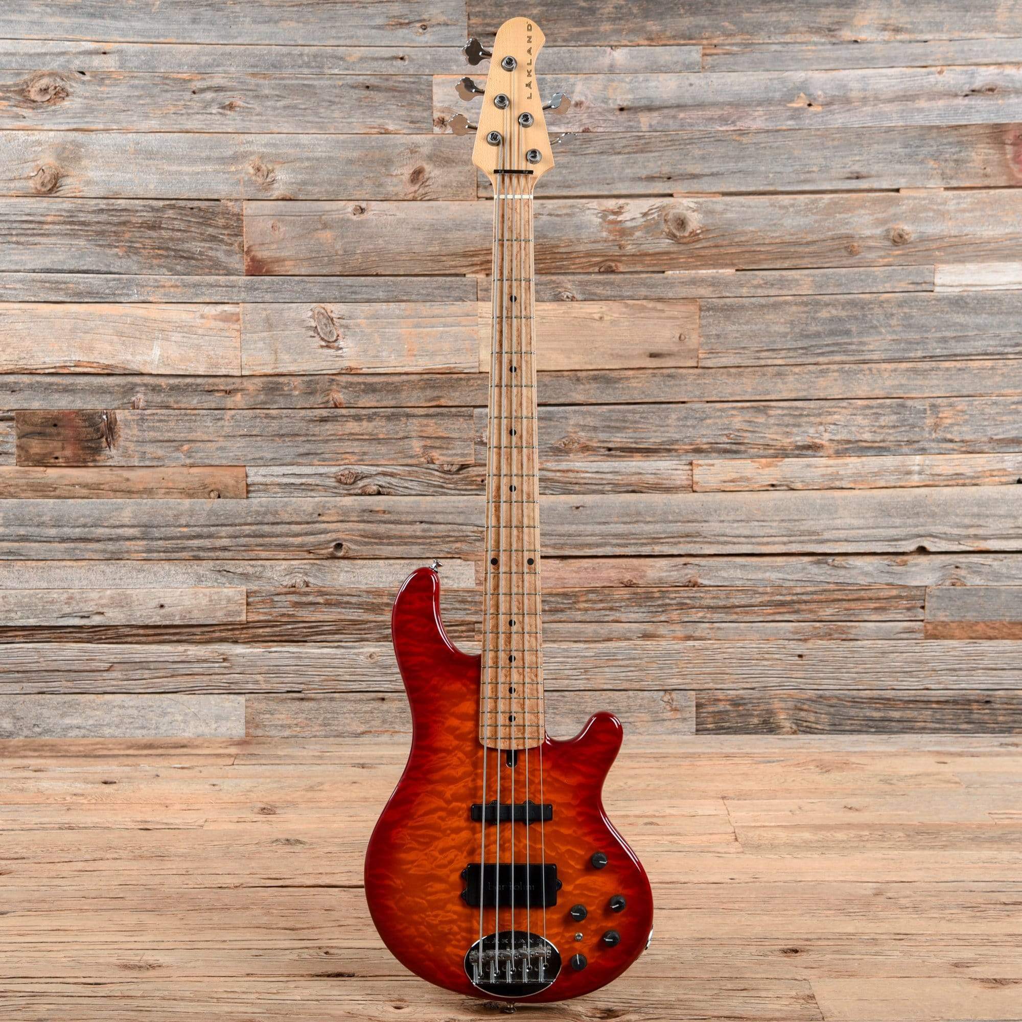 Lakland 55-02 Deluxe Cherry Sunburst – Chicago Music Exchange