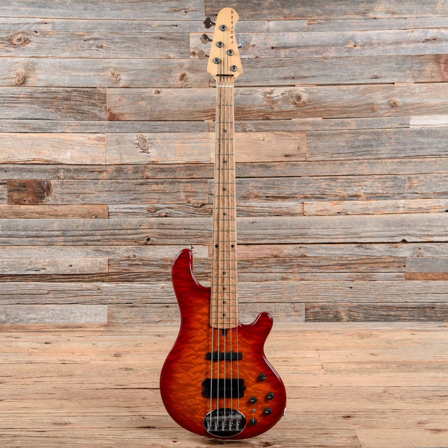 Lakland 55-02 Deluxe Cherry Sunburst Bass Guitars / 5-String or More