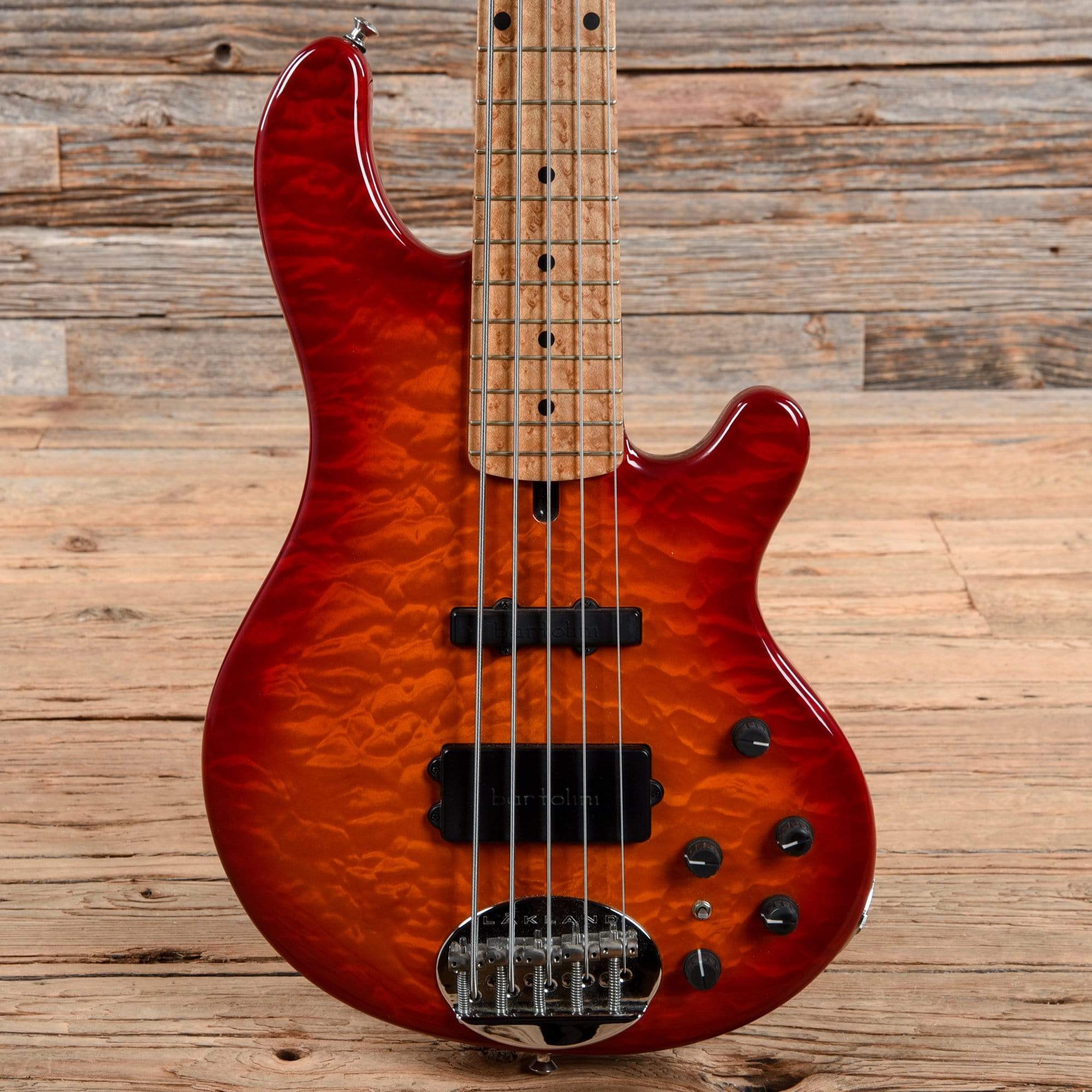 Lakland 55-02 Deluxe Cherry Sunburst – Chicago Music Exchange