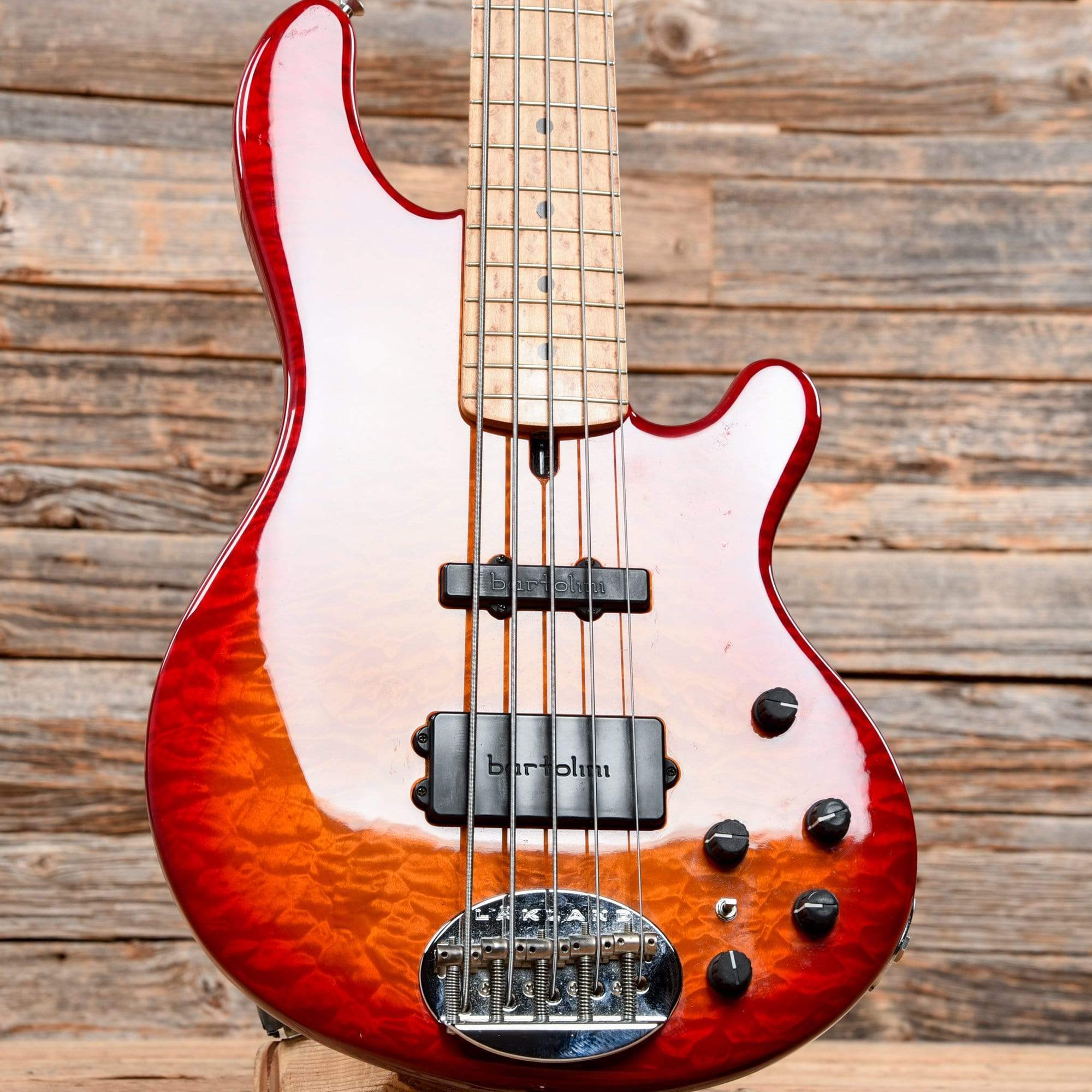 Lakland 55-02 Deluxe Cherry Sunburst – Chicago Music Exchange