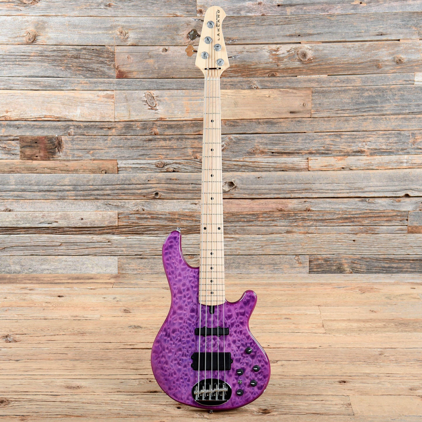 Lakland Skyline Series 55-02 Translucent Purple 2020 Bass Guitars / 5-String or More