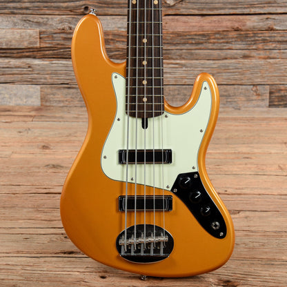 Lakland Skyline Series J-Sonic 5 Aztec Gold 2016 Bass Guitars / 5-String or More