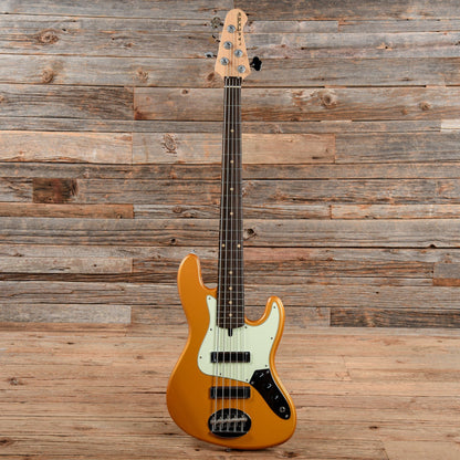 Lakland Skyline Series J-Sonic 5 Aztec Gold 2016 Bass Guitars / 5-String or More