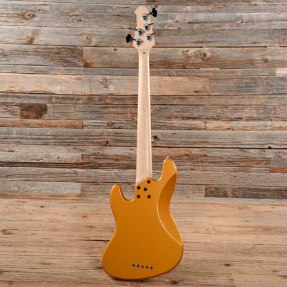 Lakland Skyline Series J-Sonic 5 Aztec Gold 2016 Bass Guitars / 5-String or More