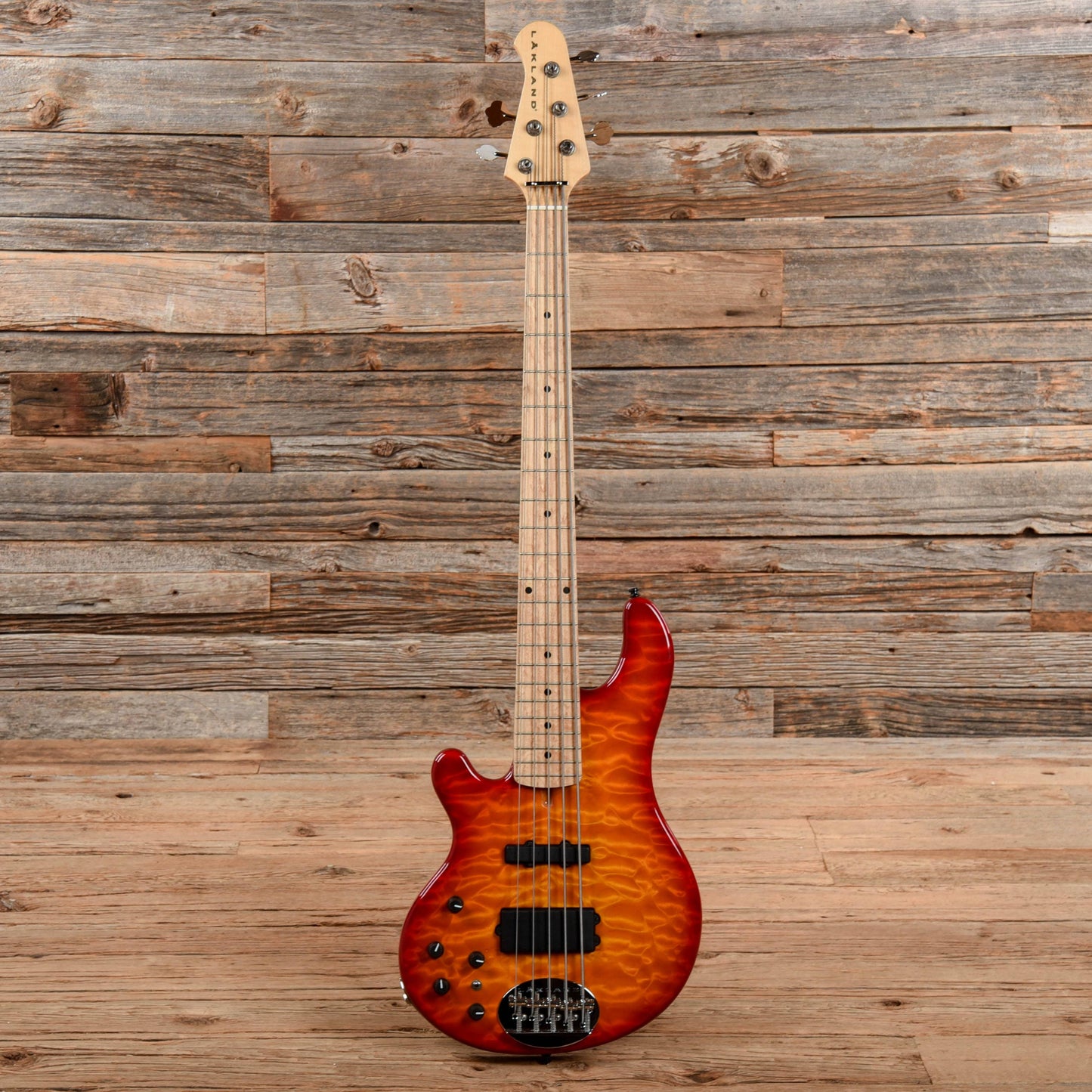 Lakland USA 55-94 Deluxe Cherry Sunburst Bass Guitars / 5-String or More