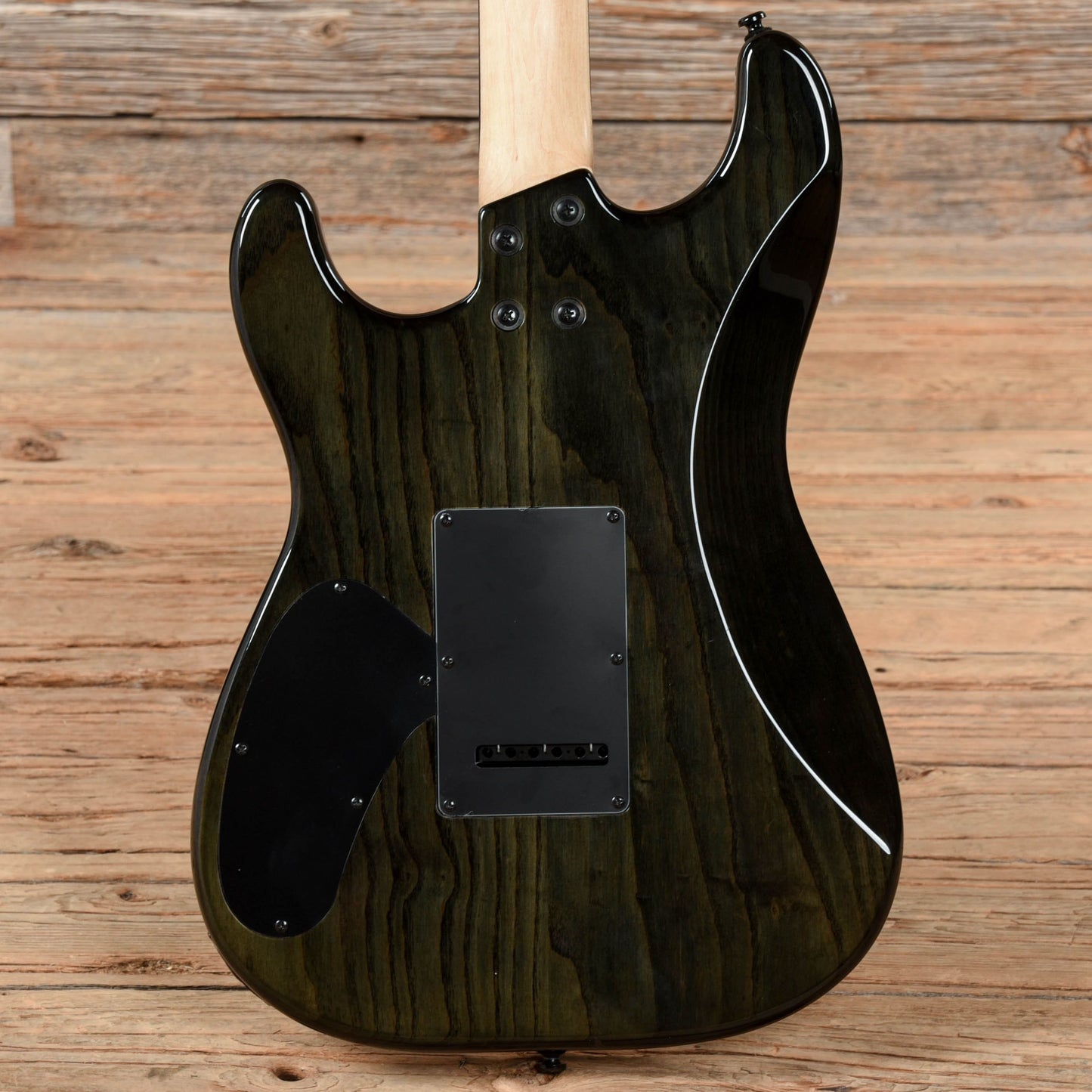 Lakland Skyline 65-S FM HSS Transparent Black Electric Guitars / Solid Body