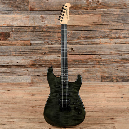 Lakland Skyline 65-S FM HSS Transparent Black Electric Guitars / Solid Body